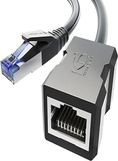 Câble Ethernet KabelDirekt 7,5m - Haut Débit Gigabit, RJ45 - Pour Internet, PC, PS5, Xbox - Noir