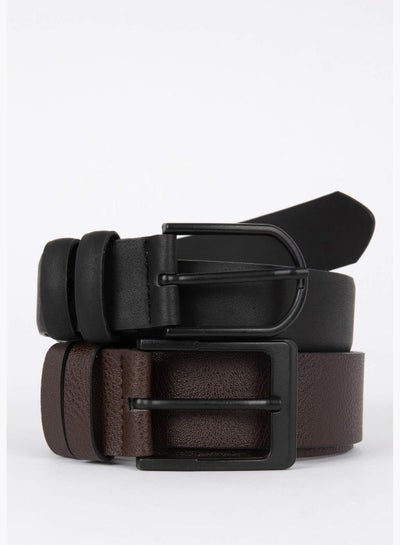 Buy Leather Jean Belt (2 Pack) in Saudi Arabia
