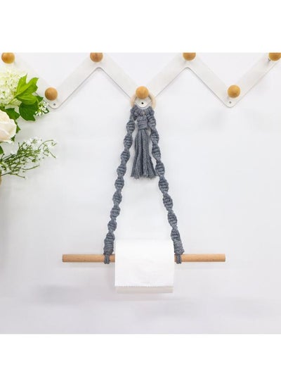 Buy Macrame paper roll tissue holder in Egypt