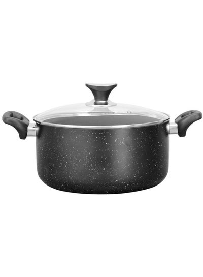 Sonex Casserole Black Granite, Premium Cookware, Even Heating, Tempered ...