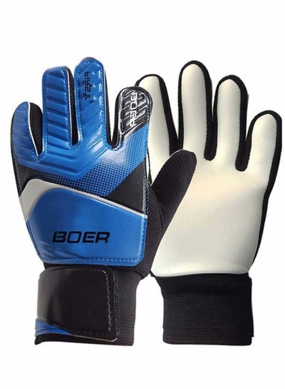 Buy Children Football Gloves, Kids Youth Soccer Goalkeeper Goalie Training Gloves Gear in UAE