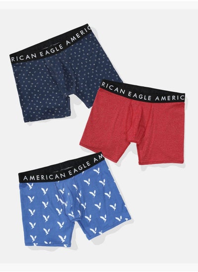 Buy AEO 6" Classic Boxer Brief 3-Pack in UAE