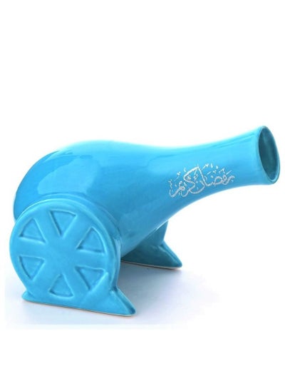 Buy Ramadan Cannon Home Décor (12.3*7.1*8.3CM), Blue in UAE