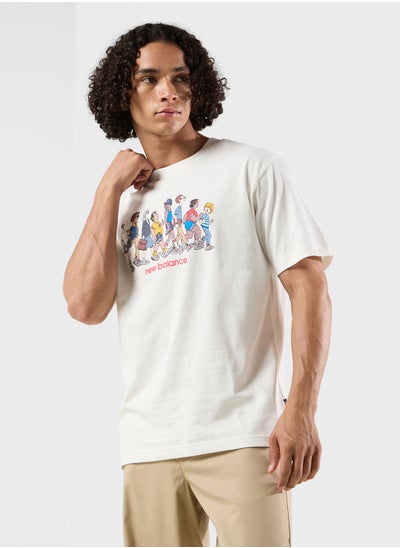 اشتري Athletics Relaxed Archive Walk T-Shirt في الامارات