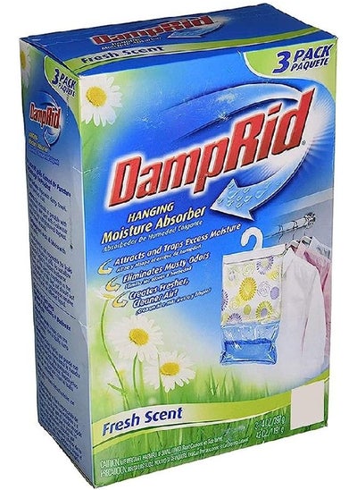 اشتري DampRid Fresh Scent Hanging Moisture Absorber White, FG83K في الامارات