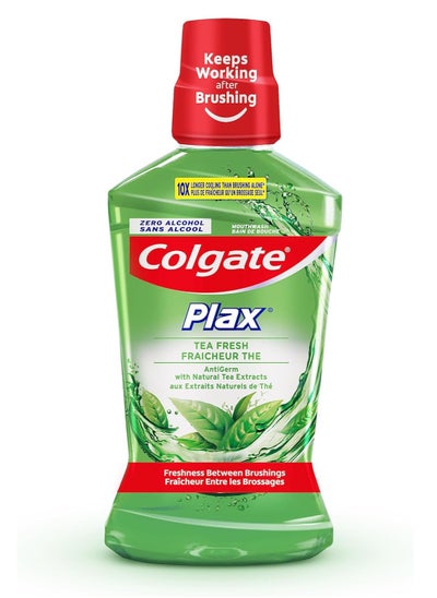 Buy Colgate Plax Tea Fresh Mouthwash 500ml in Saudi Arabia