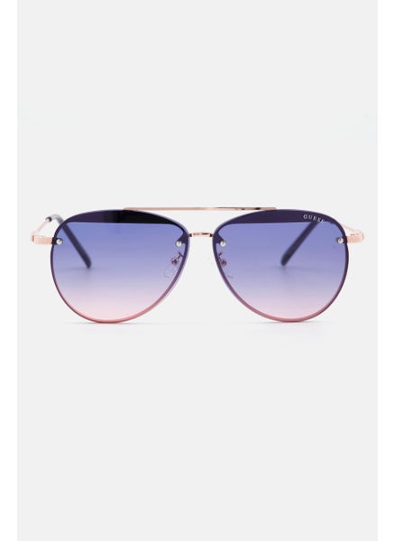 Buy Women GF0386 Pilot Aviator Sunglasses, Blue/Pink in UAE