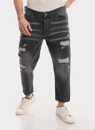Buy Elastic Waist With Drawstring Jogger Jeans in Egypt