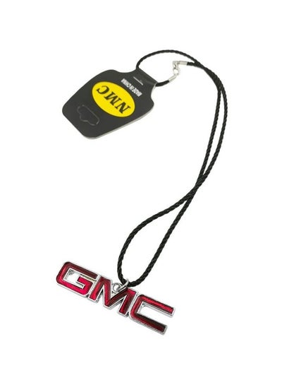 اشتري GMC سيارة شعار سيارة مرآة معلقة قلادة معدنية صغيرة سيارة الديكور سلسلة مع شعار GMC قلادة 1 قطعة في السعودية