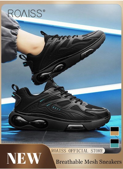 Buy New Men Lace up Front Letter Running Shoes Sneakers Sport Outdoor Non slip Shoes INS Trendy Casual Lightweight Comfy Men Walking Shoes for Young Men Teenagers Spring and Summer in UAE