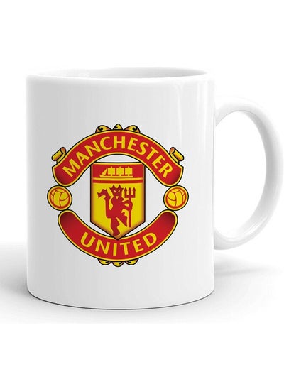 Buy Spoil Your Wall | Manchester United Football Club | Gift Merchandise Sports Printed Mugs | 11oz White in UAE