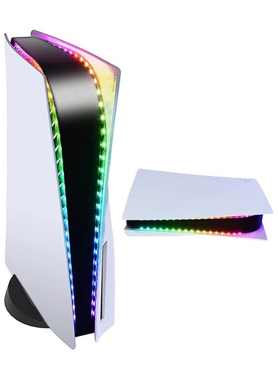 Buy LED Lights Strip for PlayStation 5 Console RGB PS5 LED Light DIY Accessories with Bluetooth Sync Music& 400 Effects 8 Colors for Playstation 5 Console in Saudi Arabia