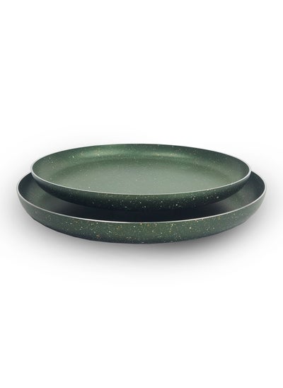 Buy Pizza Tray Set Turkish Granite 32-28 Cm in Egypt