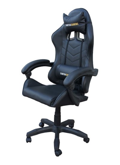 اشتري Black HYG-01 Gaming Chair for Home Study & Gaming with High Resilience Cushion Ergonomically Designed, Finest Reclining Feature في الامارات