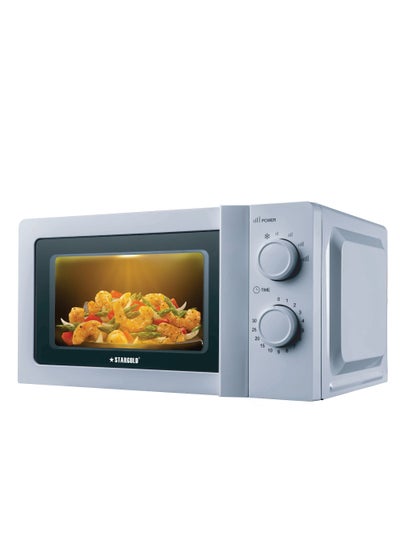 Buy Microwave Oven With Grill And Pizza 20L Capacity With 30-Minute Cooking Timer And 6-Stage Heat 700Wattage in UAE