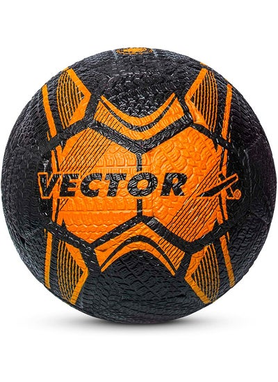 Buy Men STREETSOCCER_RB_ORANGE_5 Football - Orange-Black, 5 in UAE