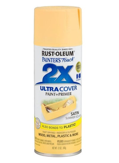 Buy Spray Paint Painters Touch 2X Satin Summersquash 12oz in UAE