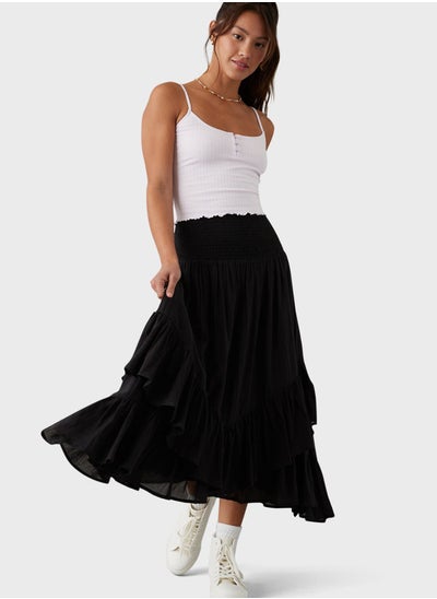 Buy High Low Midi Skirt in UAE