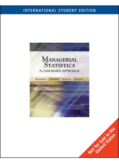 اشتري Managerial Statistics: AND Harvard Cases: A Case-based Approach في مصر