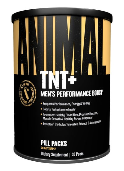 Buy Animal TNT+ - Mens Support, Prostate Support, Adaptogen & Stress Support, Nitric Oxide in Saudi Arabia