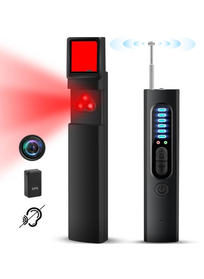 Buy Hidden Camera Detector, Anti-Spy Camera Detector, Hidden Device GPS Detector, Bug Detector, RF Wireless Signal Scanner, Camera Detector for Hotels, Home, Office, 5 Levels Sensitivity in UAE