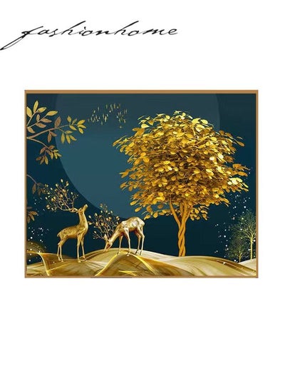 اشتري DIY Diamond Painting Golden Tree Landscape Embroidery في الامارات