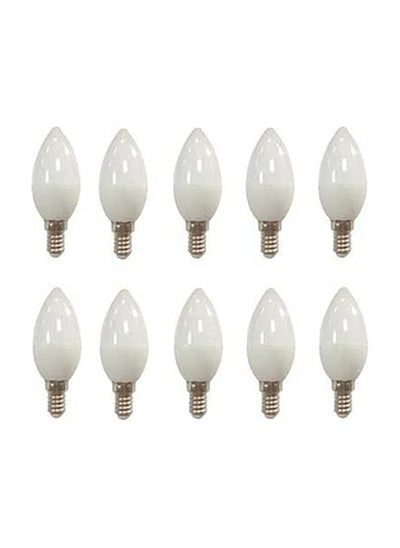 Buy Everstar Set Of 10 Candle LED Bulb 6 Watt Warm Light in Egypt