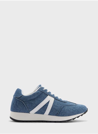 Buy Denim Lace Up Sneaker in Saudi Arabia