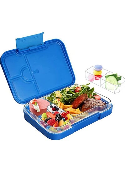 اشتري Bento Lunch Box for Kids, 6 Compartments Ideal Portion Sizes Leak-Proof Bento box for Kids في السعودية