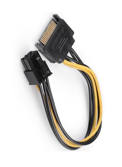 Buy Keendex kx1911 15 pin to 6 pin sata cable, 20cm - multi color in Egypt