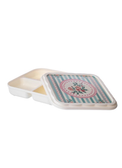 Buy Melamine plate with Lid 21 cm in Saudi Arabia