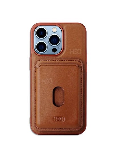 Buy iPhone 12 Pro Max Back Case with Wallet Card Holder and Kickstand in UAE