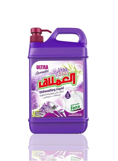 Buy Ultra Dishwashing Liquid, Lavender, 1800ml in UAE