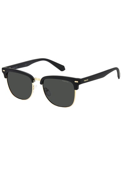 Buy Unisex Square Sunglasses PLD 4121/S  MTT BLACK 52 in Saudi Arabia