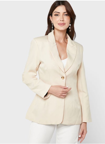 Buy Single Breasted Flared Blazer in UAE