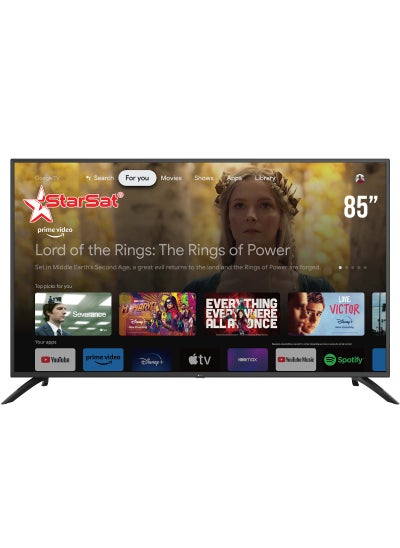 Buy 85 Inch Google UHD Smart TV Black in UAE