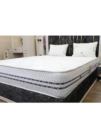 Buy Cloud Bed Plus Connected Silver Pump Mattress, size 195 * 170, height 26 cm in Egypt