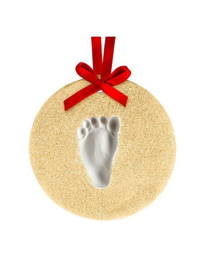 Buy Lil Peach Baby'S Print Handprint Or Footprint Ornament Kit Newborn Handprint Or Footprint Keepsake Baby'S First Gold Glitter in Saudi Arabia