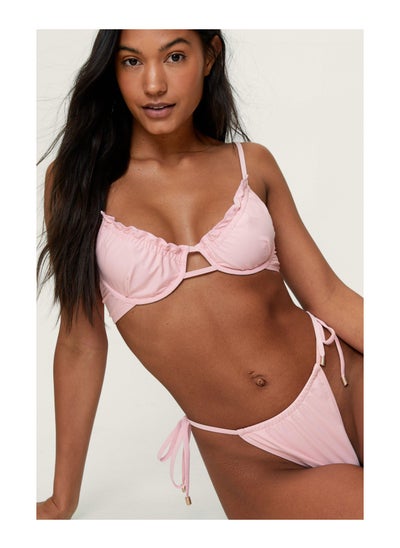 اشتري Recycled Frill Underwire Bikini Set في الامارات