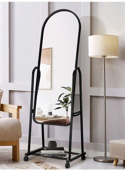 Buy Decorative Dressing Floor Standing Mirror Full Body Mirror in Saudi Arabia