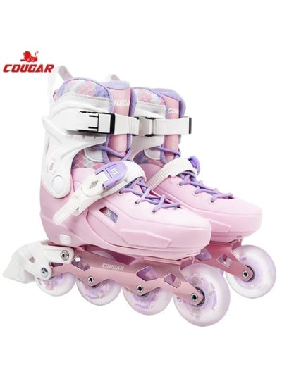 اشتري Adjustable roller skate shoes Cougar 319 pink في مصر