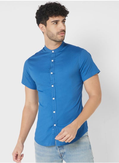 اشتري Skinny Fit Half Sleeve Shirt في الامارات