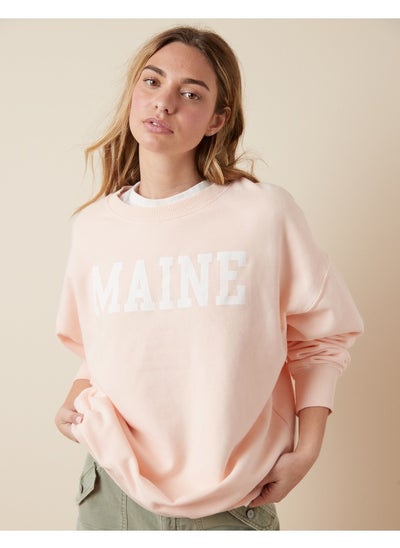 Buy AE Oversized Maine Graphic Sweatshirt in UAE