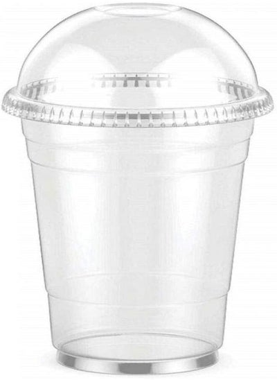 Buy Plastic Cup - 10 oz. 100 pieces set disposable party cup for cold drink bubble popa coffee cooler tea juice in Egypt