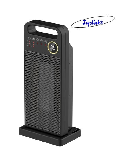 Buy Space Heaters for Indoor Use, Joyelink Portable Heater 1500W PTC Ceramic Heater with Thermostat, 60°Oscillating, 3 Modes, 12H Timer, Safety Protection, Electric Heater for Indoor Use, Bedroom, Office in Saudi Arabia