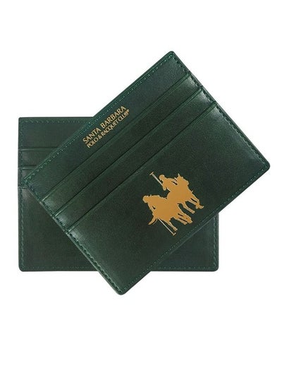 اشتري Umbra Series Leather Multiple Portable Business Men Wallet, Wallet Card Holder, Credit Card Holder, Cash Holder Wallet, Stylish and Functional - Green في الامارات