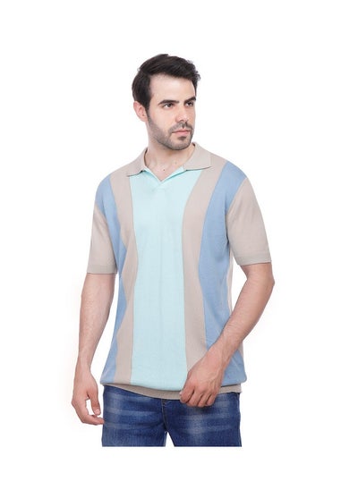 Buy Coup - Woven Polo-Shirt with Short Sleeves in Saudi Arabia