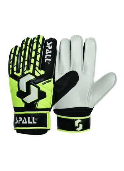 Buy Spall Kids Goalkeeper Gloves  with Super Protection Finger Support for Match and Training Perfect for Junior Keepers in UAE