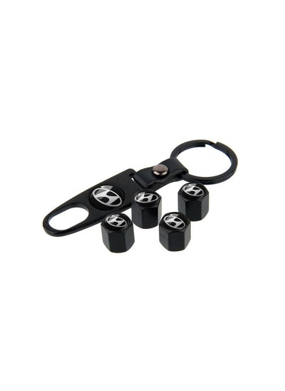 اشتري 1-Set Car Wheel Tire Stem Air Valve Cap with Wrench for Hyundai في الامارات