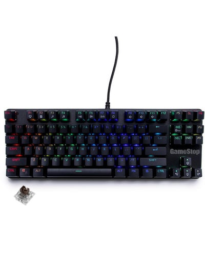 Buy GS200 RGB Gaming Mechanical Keyboard - Outemu Brown Switches - 1000Hz Polling Rate - FPS Sniper (Black) in Egypt